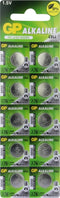 GP Alkaline knoopcel 76A/V13GA/LR44 - blister 10
