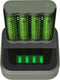 GP Batteries Mainstream-Line Docking-Station Batterijlader Incl. 4 stuks oplaadbare batterijen AA 2600mAh