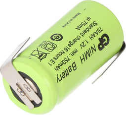 GP-batterij GP75AAH 2 / 3AA NiMH-batterij met soldeertag Z-vorm