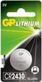 GP CR2430 Lithium knoopcel 3V 1st