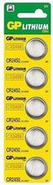 GP CR2450 - knoopcel batterij - 1x5 stuks