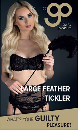 GP LARGE FEATHER TICKLER BLACK