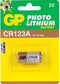 GP Lithium CR123 batterijen - 1 stuk