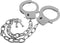 Gp Metal Handcuffs Long Chain