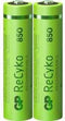 GP ReCyko AAA 850mAh 2 stuks Oplaadbare NiMH Batterij