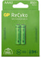 GP ReCyko AAA 850mAh 2 stuks Oplaadbare NiMH Batterij
