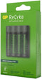 GP Recyko M451 Batterijlader + 4x AA 2600mAh