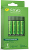 GP Recyko+ PB420 AA/AAA batterijlader inclusief 4x AA 2100mAh batterijen