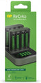 GP Recyko USB Lader En Doc + 8 AA Batterijen 2600mah