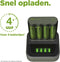 GP Recyko USB Lader En Doc + 8 AA Batterijen 2600mah