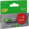 GP Super Alkaline batterij - AAA - 10-pack - actieblister(6+4)