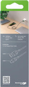 GP USB-laadkabel USB 2.0 USB-A stekker, USB-C stekker 1.00 m Grijs GPCBCC1NGYUSB191