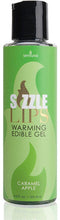 Sissende Lippen Caramel Appel Verwarmende Eetbare Gel 125 ml Sensuva 7310 125 ml