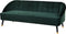 ALSVAG - Driezitsbank - Smaragdgroen - Fluweel