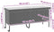 vidaXL - Tuinbox - met - wielen - 160x55x75 - cm - poly - rattan - bruin