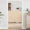 vidaXL - Draaideuren - louvredesign - 1-paar - 90x100 - cm - massief - grenenhout