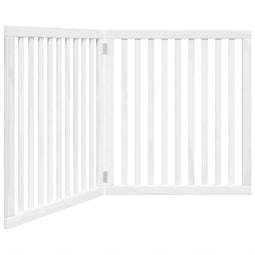 vidaXL - Hondenhek - inklapbaar - 2 - panelen - 160 - cm - populierenhout - wit