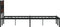 vidaXL - Bedframe - met - hoofdbord - zonder - matras - bruin - eiken - 150x200 - cm