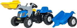 Rolly Toys RollyKid New Holland - Traptractor met Frontlader en Aanhanger