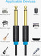 Vention 6.35mm Jack naar 6.35mm Jack Audio Kabel - Aux kabel voor elektrische gitaar, versterker, speaker en mixer - 3 meter