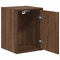 vidaXL - Garagewandkast - bewerkt - hout - bruin - eiken