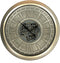 Wandklok industrieel metaal - zilver - bewegende tandwielen - 85 cm