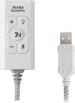 Mars Gaming MSC2 - Geluidskaart 7.1 - USB - Wit