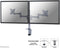 Neomounts FPMA-D1330DSILVER - Full Motion Dual Desk Mount - Voor 2x 10-27
