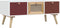 vidaXL - Salontafel - met - lades - 80x40x35,5 - cm - bewerkt - hout