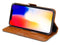Dbramante1928 iPhone XS Max - Flip cover - Magneetsluiting en ruimte voor pasjes - Cognac