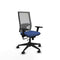 Piqueras y Crespo 3D066N0 - Bureaustoel - Verstelbare hoogte met armleuning - Marineblauw