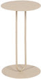 Bijzettafel 30,5 x 30,5 x 53 cm Crème Ijzer