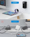 Voomy Verdeelstekker X2S - 2 stopcontacten - 1 USB-C & 1 USB-A poort - Zwart