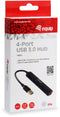 Equip 128953 - USB 3.0 Hub - 4 poorten - Zwart