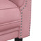 vidaXL - Driezitsbank - fluweel - roze