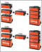 YATO YT-09102 - 3-delige Gereedschapswagen - 52x32x72cm - Multikleur