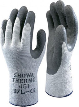 SHOWA Thermo 451 Werkhandschoen grijs maat 10 - XL per paar