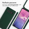 iMoshion Hoesje Geschikt voor Samsung Galaxy S10 Plus Hoesje Met Koord - iMoshion Siliconen hoesje met koord - Donkergroen