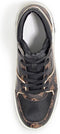 Guess Tullia - Hoge Dames Sneakers - Witte Zool - Zwart/Bruin