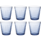 Duralex Prisme Tumblerglas - 17 cl - Blauw - 6 stuks