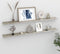 vidaXL - Wandschappen - 2 - st - 115x9x3 - cm - betongrijs