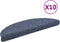 vidaXL - Trapmatten - zelfklevend - 10 - st - 56x17x3 - cm - naaldvilt - blauw