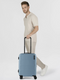 Samsonite Quadrix - Handbagage Koffer 55 cm - 4 Wielen - Polycarbonaat - Blauw