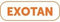 Exotan Bijzettafel Buiten - Bamboe - Naturel - 44x110x70