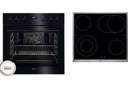 AEG TEAMHBLAC2 - Elektrisch Fornuis - 8 soorten verwarming - Zwart