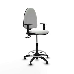 Piqueras y Crespo B1D01RT - Bureaustoel - Hoogteverstelbaar met armleuning - Wit