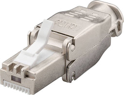 TRU COMPONENTS CAT 6a RJ45-connector, zonder gereedschap 1610346 Stekker, recht Aantal polen (sensoren) 8P8C 1 stuk(s)