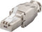 TRU COMPONENTS CAT 6a RJ45-connector, zonder gereedschap 1610346 Stekker, recht Aantal polen (sensoren) 8P8C 1 stuk(s)