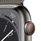 Apple Watch Series 8 - 4G - 41mm - ECG - Grafiet Roestvrijstaal - Grafiet Milanees bandje