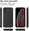 imoshion Hoesje Geschikt voor iPhone Xs / X Hoesje - Ruimte voor 2 pasjes - imoshion Backcover met pasjeshouder - Zwart